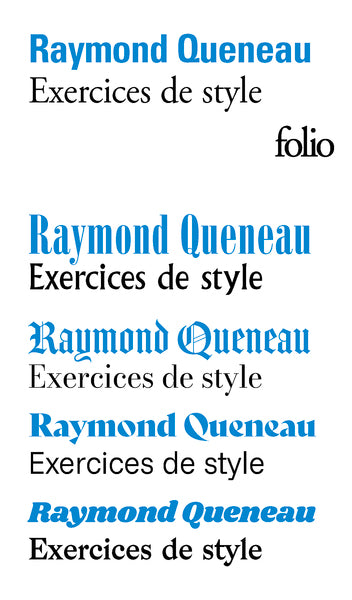 Exercices de style