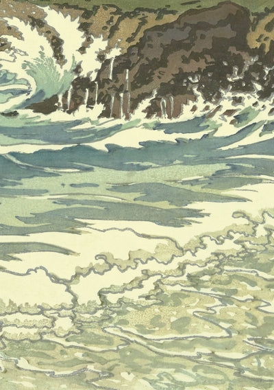 Carnet - La Mer : études de vagues