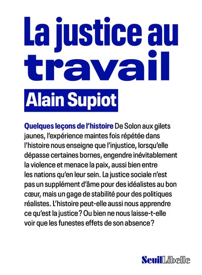 La Justice au travail