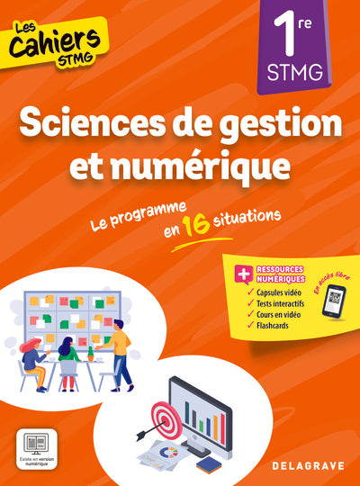 Cahiers STMG Sciences de gestion et numérique 1re STMG (2025) - Pochette élève