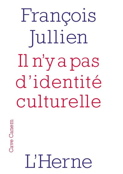 il n'y a pas d'identite culturelle