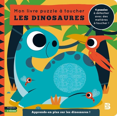 Mon livre puzzle à toucher - Les dinosaures