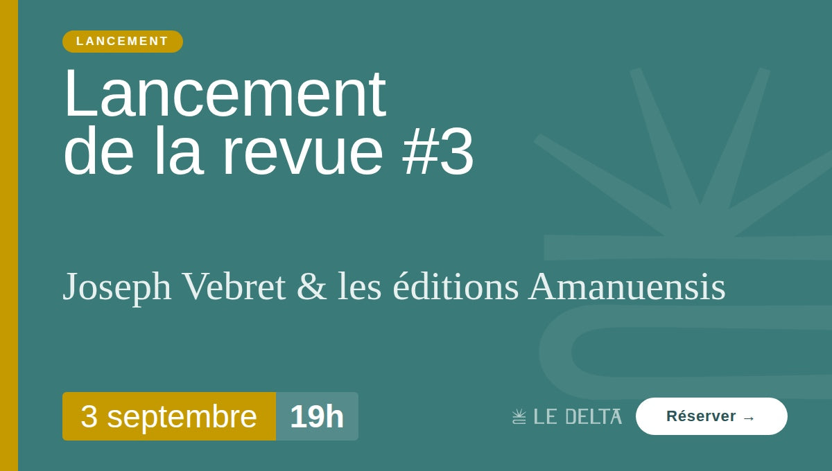 Lancement de la revue 3 - Littérature et Musique - Amanuensis