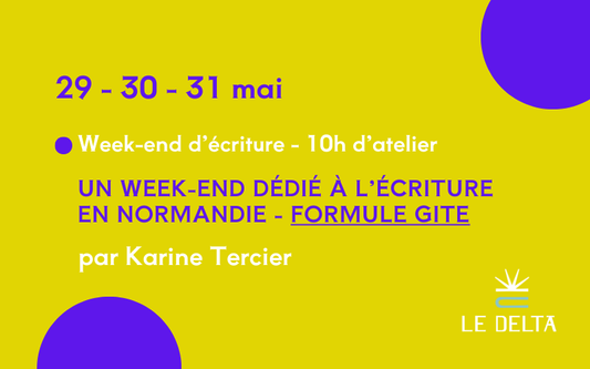 Week-end d'écriture Normandie - Formule gîte