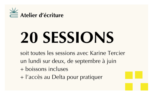 Abonnement - Ateliers d'écriture