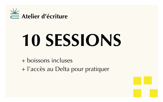 Ateliers d'écriture - 10 sessions