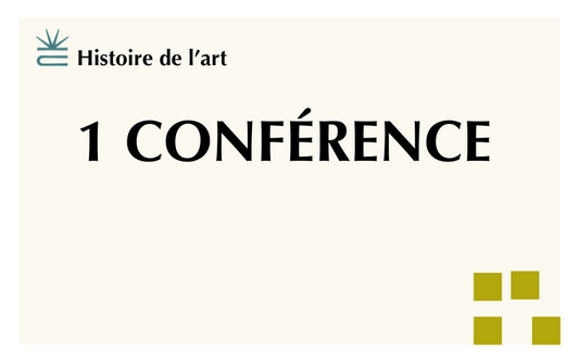 Visuel de conférence d’histoire de l’art 
