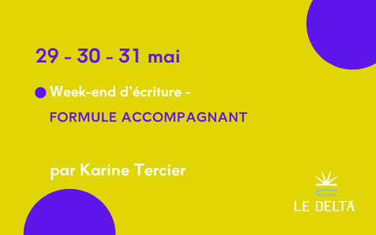 Week-end d'écriture Normandie - Formule accompagnant