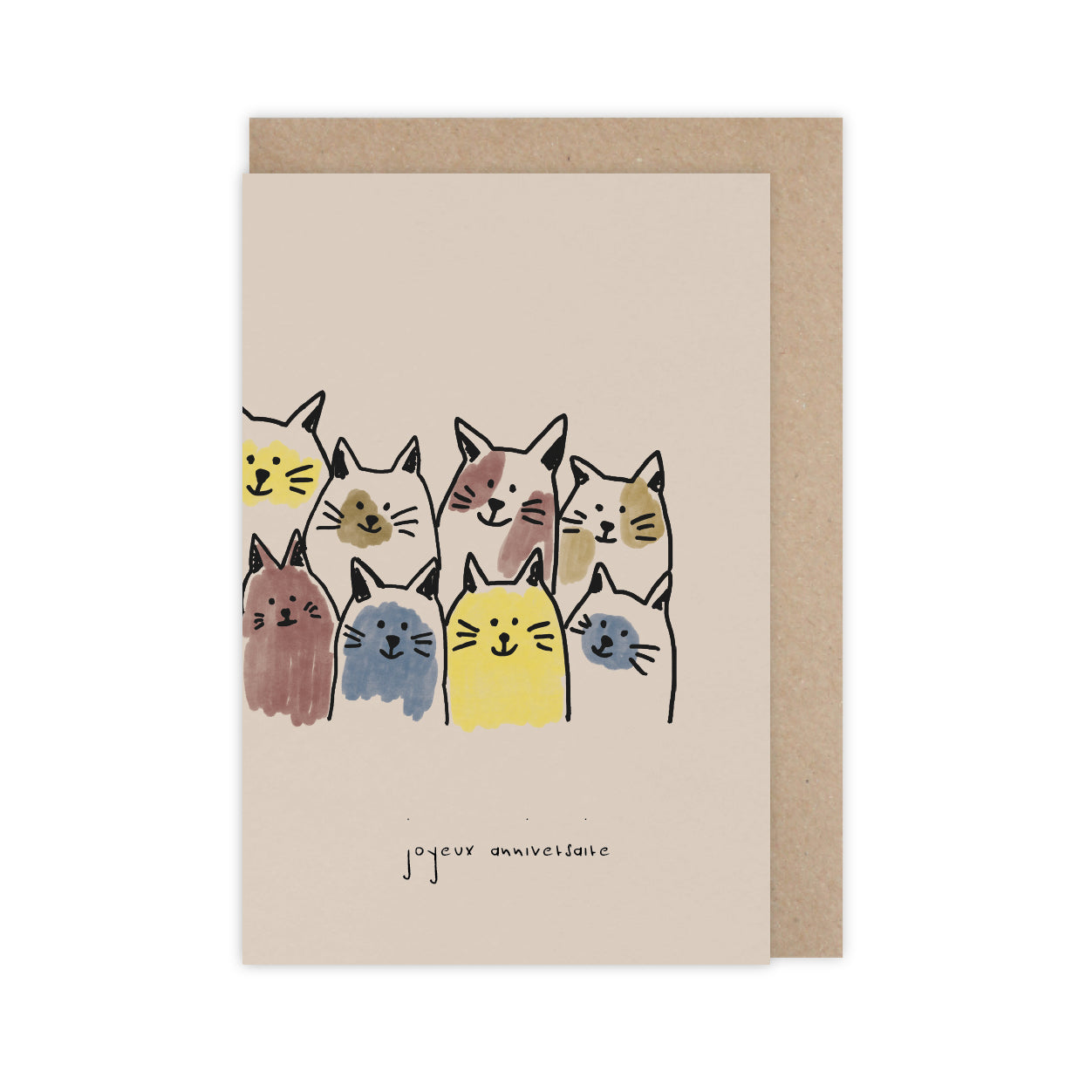 Carte - Anniversaire Cool Cat