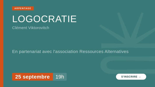Arpentage de Logocratie de Clément Viktorovitch
