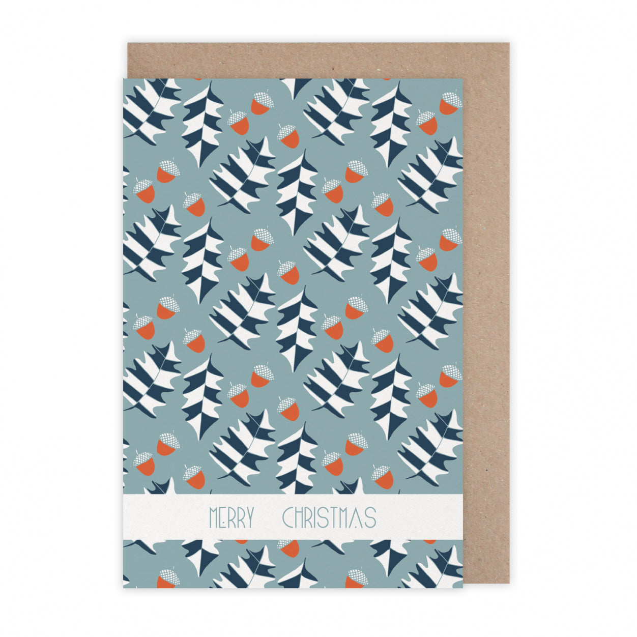 Carte - Merry Christmas houx