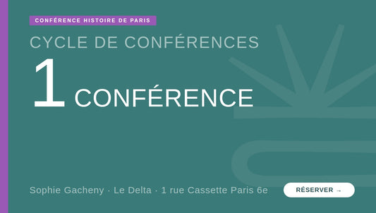 1 conférence sur l'histoire de Paris