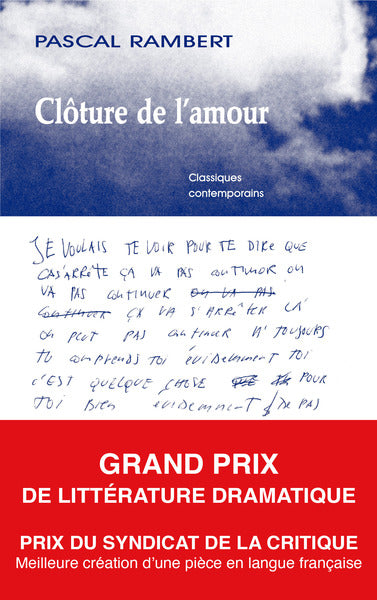 Clôture de l'amour
