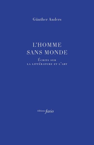 L' Homme sans monde