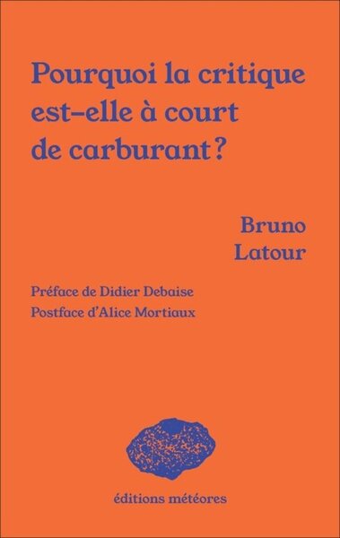 POURQUOI LA CRITIQUE EST-ELLE A COURT DE CARBURANT ?