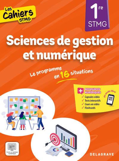 Cahiers STMG Sciences de gestion et numérique 1re STMG (2025) - Pochette élève