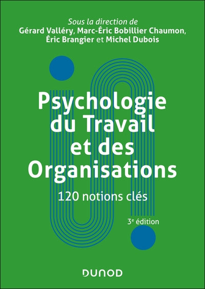 Psychologie du Travail et des Organisations : 120 notions clés - 3e éd.