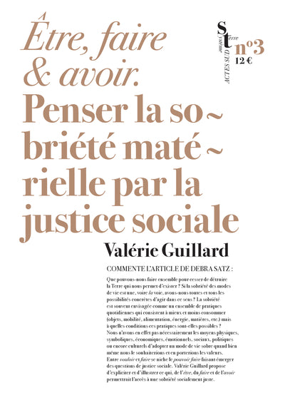 Etre, faire et avoir