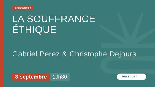 La souffrance éthique- Christophe Dejours et Gabriel Perez