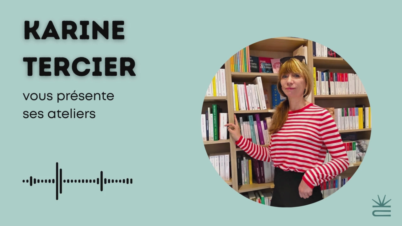 Charger la vidéo : Vidéo podcast pour en apprendre plus sur les ateliers d&#39;écriture de Karine Tercier, au Delta